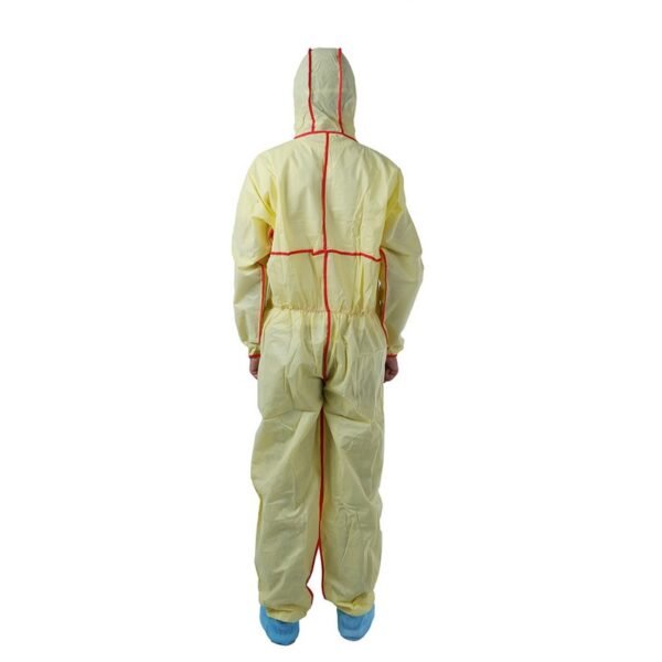 Yellow SMS Coverall With Bound Seams - Image 3