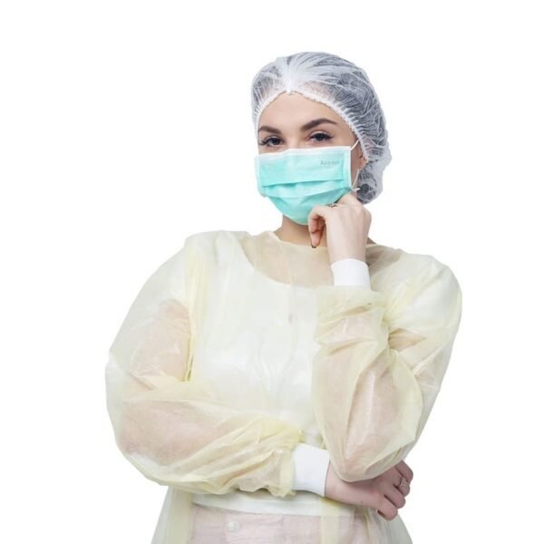 Yellow PP+PE Isolation Gown - Image 4