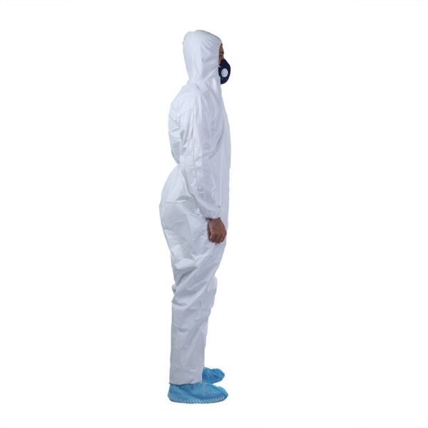 Type 4/5/6 White Microporous Coverall - Image 3