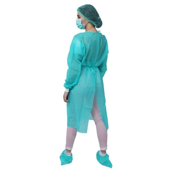Green PP Isolation Gown - Image 2
