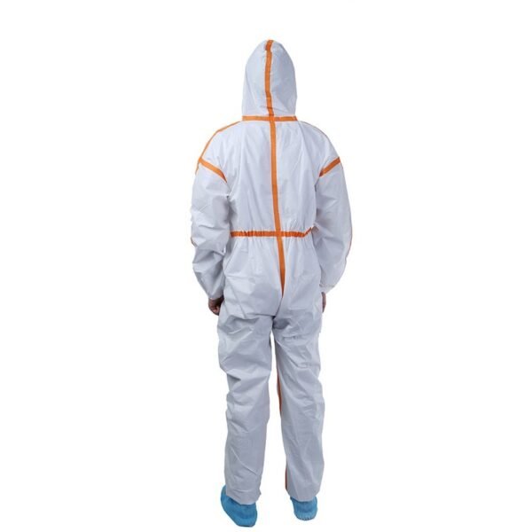 Orange Taped Microporous Coverall - Image 3