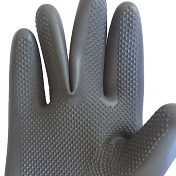GU Series Full Grip Extreme Thick Rubber Chemical Gloves - Image 4