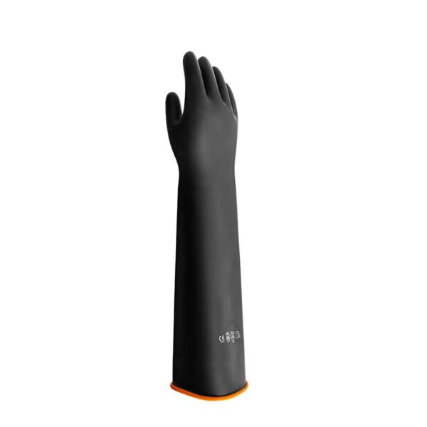 H1-55 Heavy-Duty Smooth Palm Rubber Glove 22" - Image 3