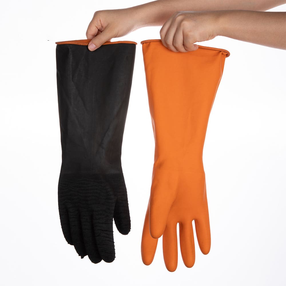 DuBarry Super Rugged Heavy Duty Rubber Gloves - 36 Pair Bulk Box