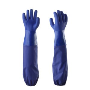 PV615 Extra Long Sandy Palm PVC Oil Resistant Glove 22"