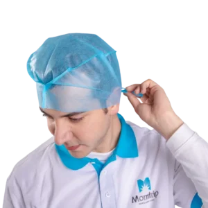Disposable Surgical Cap with Ties - machine made (2)